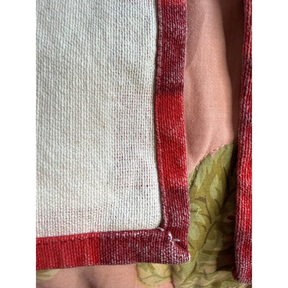 6 VTG East West Holiday Placemats Snowman Reversible table top decor granny read - Picture 9 of 13